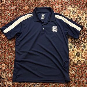 Pro Edge Navy Polo with White Accents